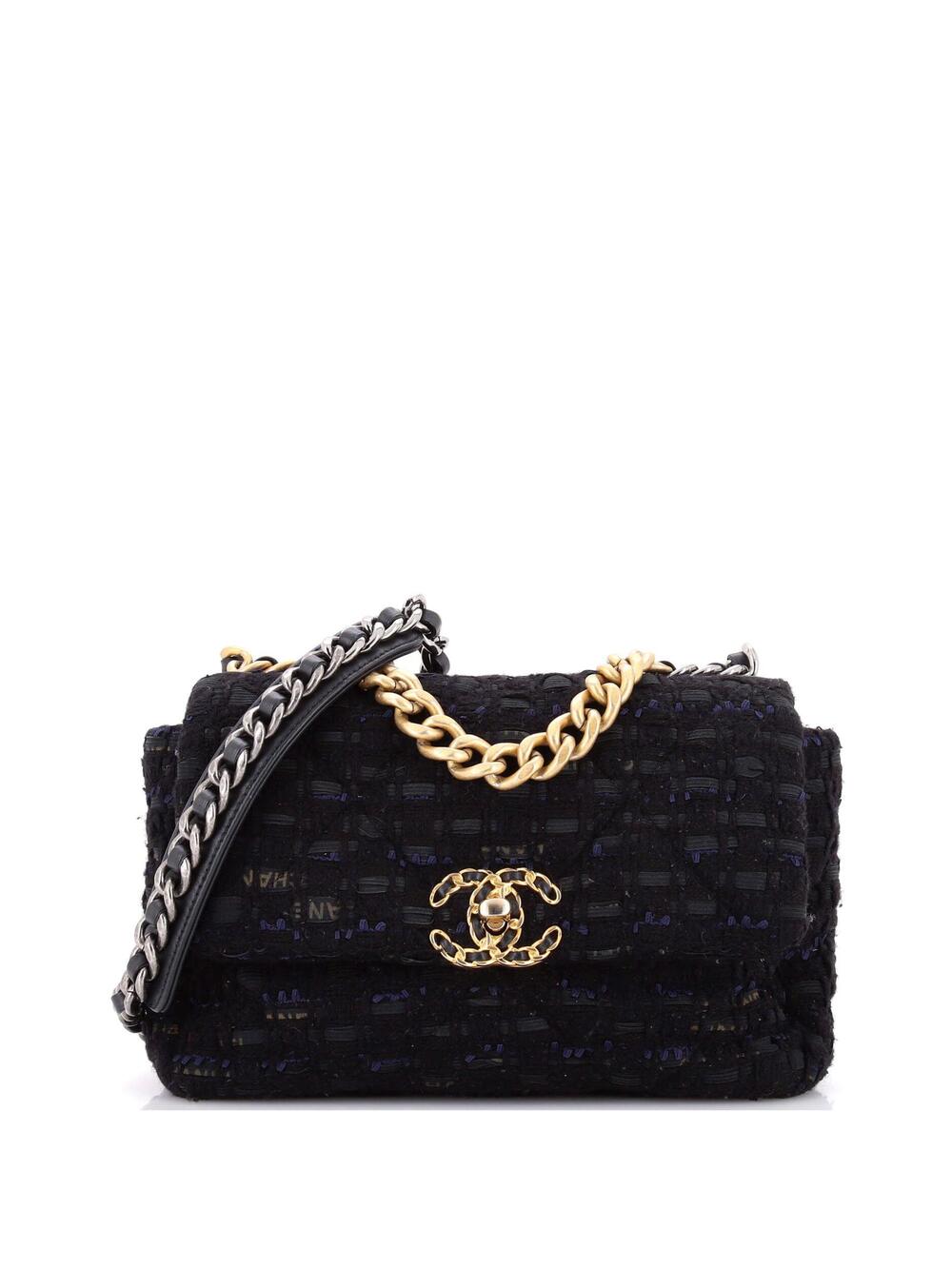 Chanel 19 Flap Bag Quilted Tweed And #277211C47B